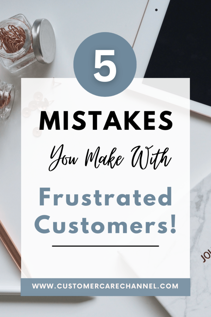 frustrated customers